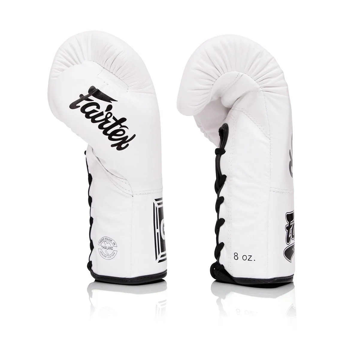 Fairtex Glory BGLG1 Laced White Kickboxing Glove - Image 4