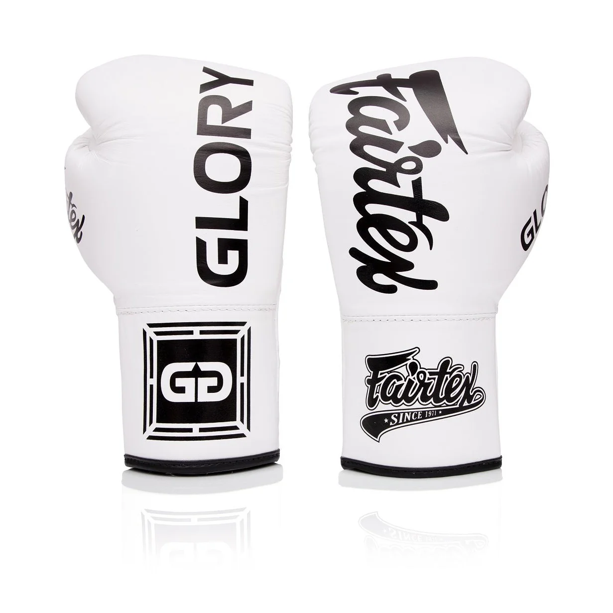Fairtex Glory BGLG1 Laced White Kickboxing Glove - Image 5
