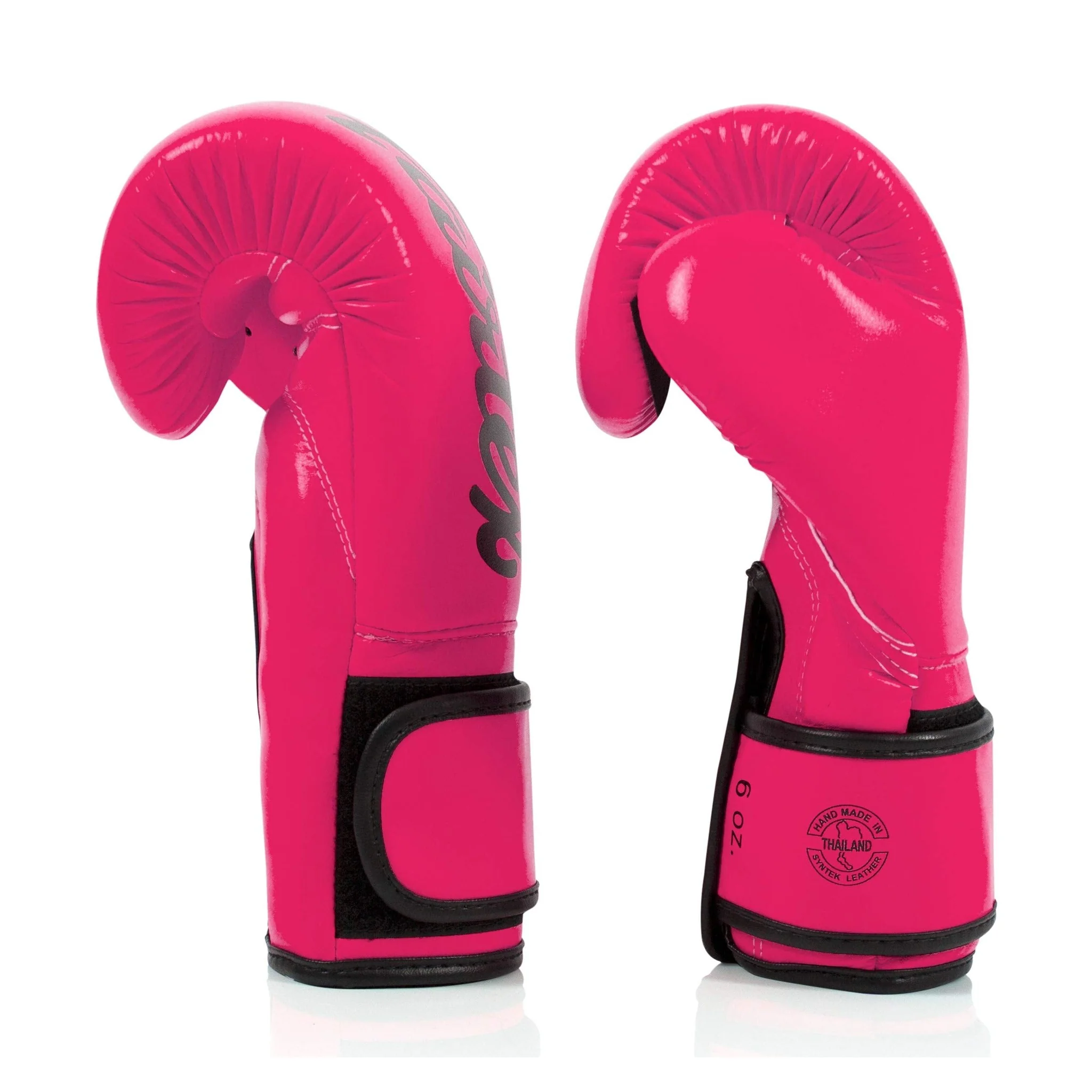 Fairtex BGV14 Pink/Black Muay Thai Boxing Glove - Image 5