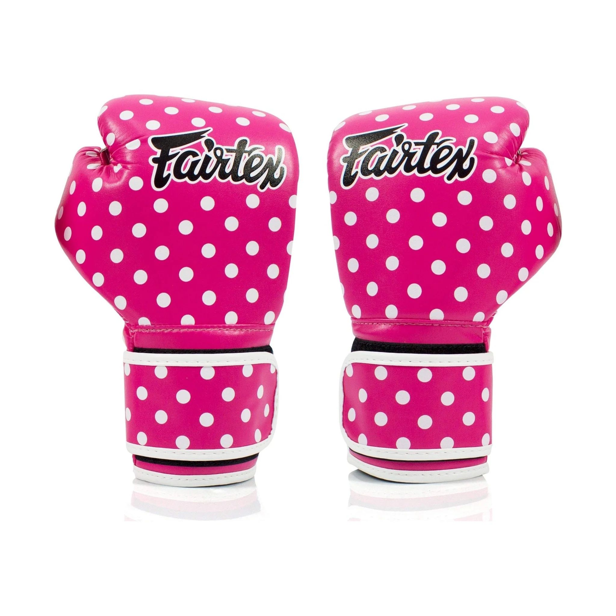 Fairtex BGV14P Polka Dot Muay Thai Boxing Glove (10 oz)- Sale - Image 4