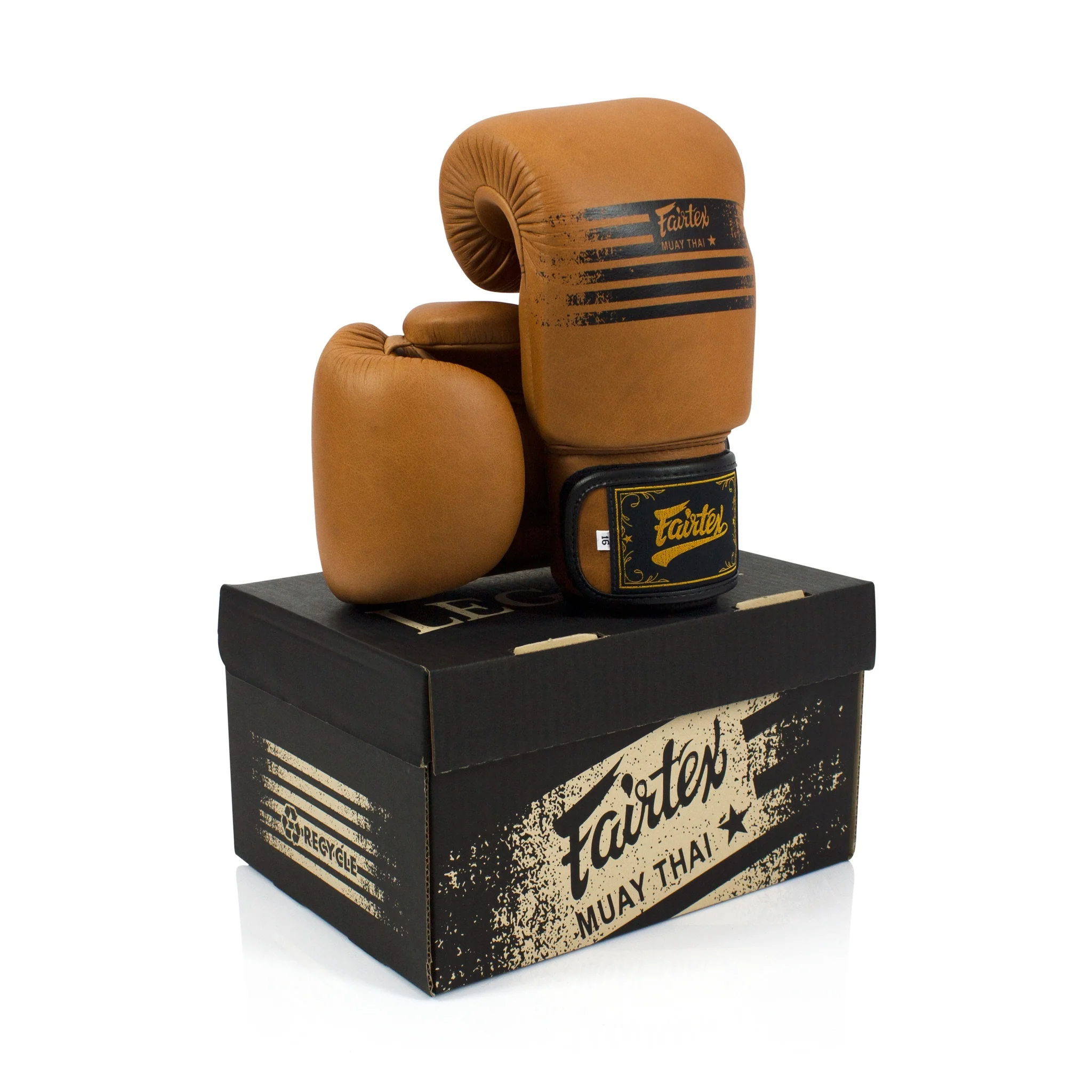 Fairtex BGV21 Legacy Muay Thai Boxing Gloves MMA UFC K1 Kick Boxing Training Genuine Leather Classic Matte Brown - Image 4