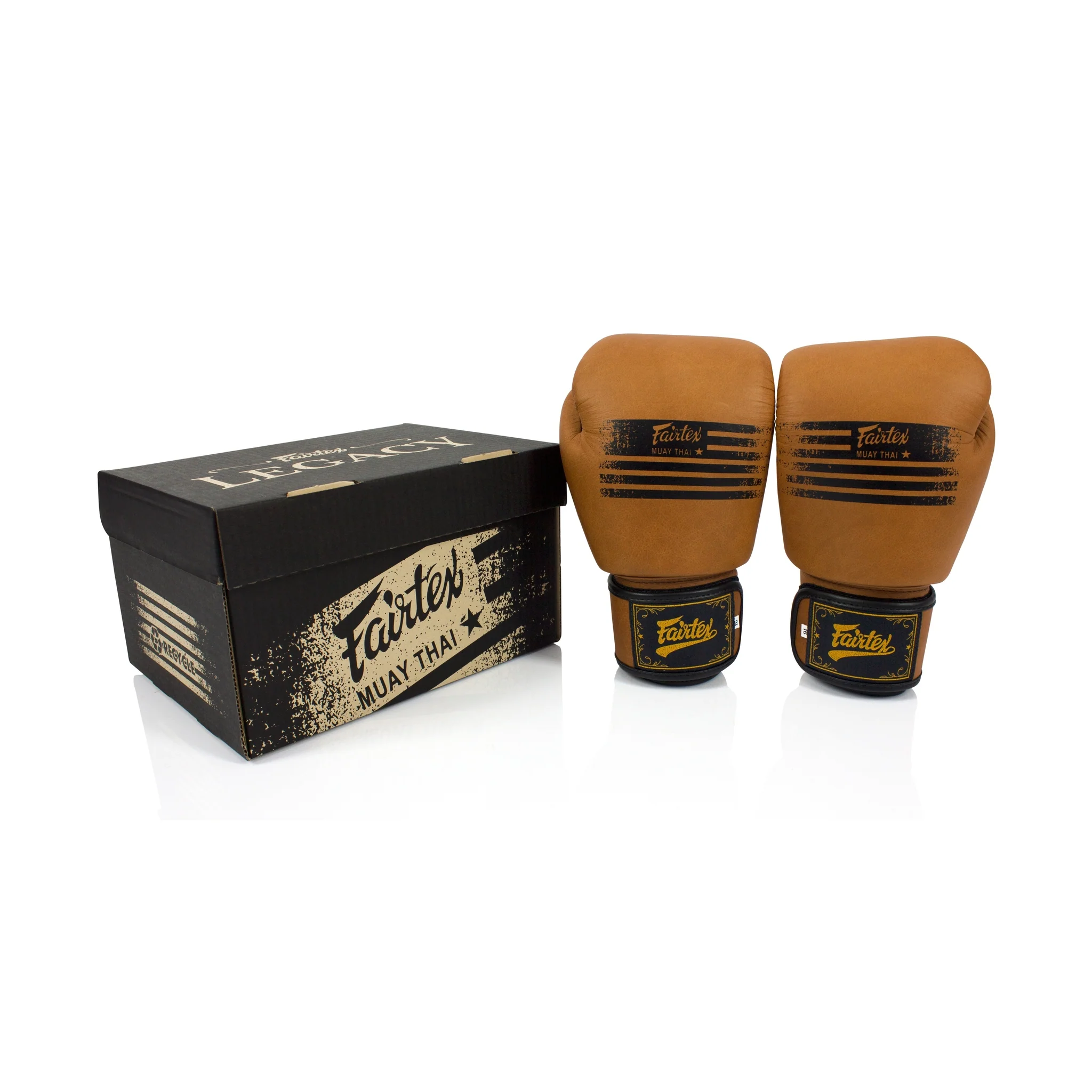 Fairtex BGV21 Legacy Muay Thai Boxing Gloves MMA UFC K1 Kick Boxing Training Genuine Leather Classic Matte Brown - Image 5