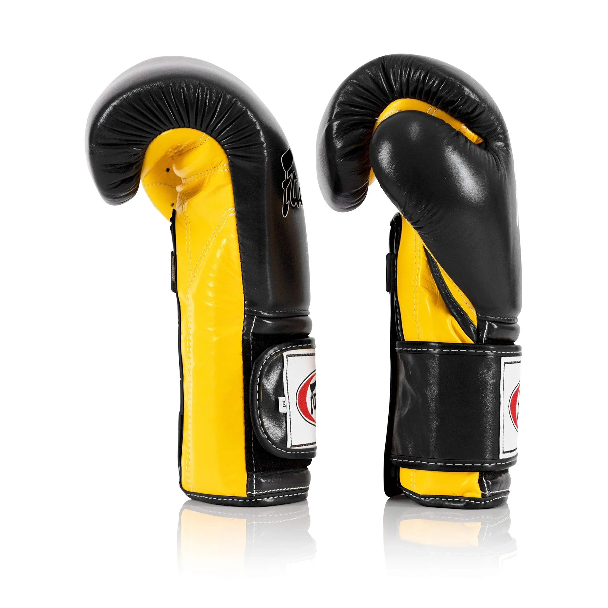 Fairtex BGV9 Mexican Style Black Yellow Muay Thai Boxing Glove - Heavy Hitter - Image 5