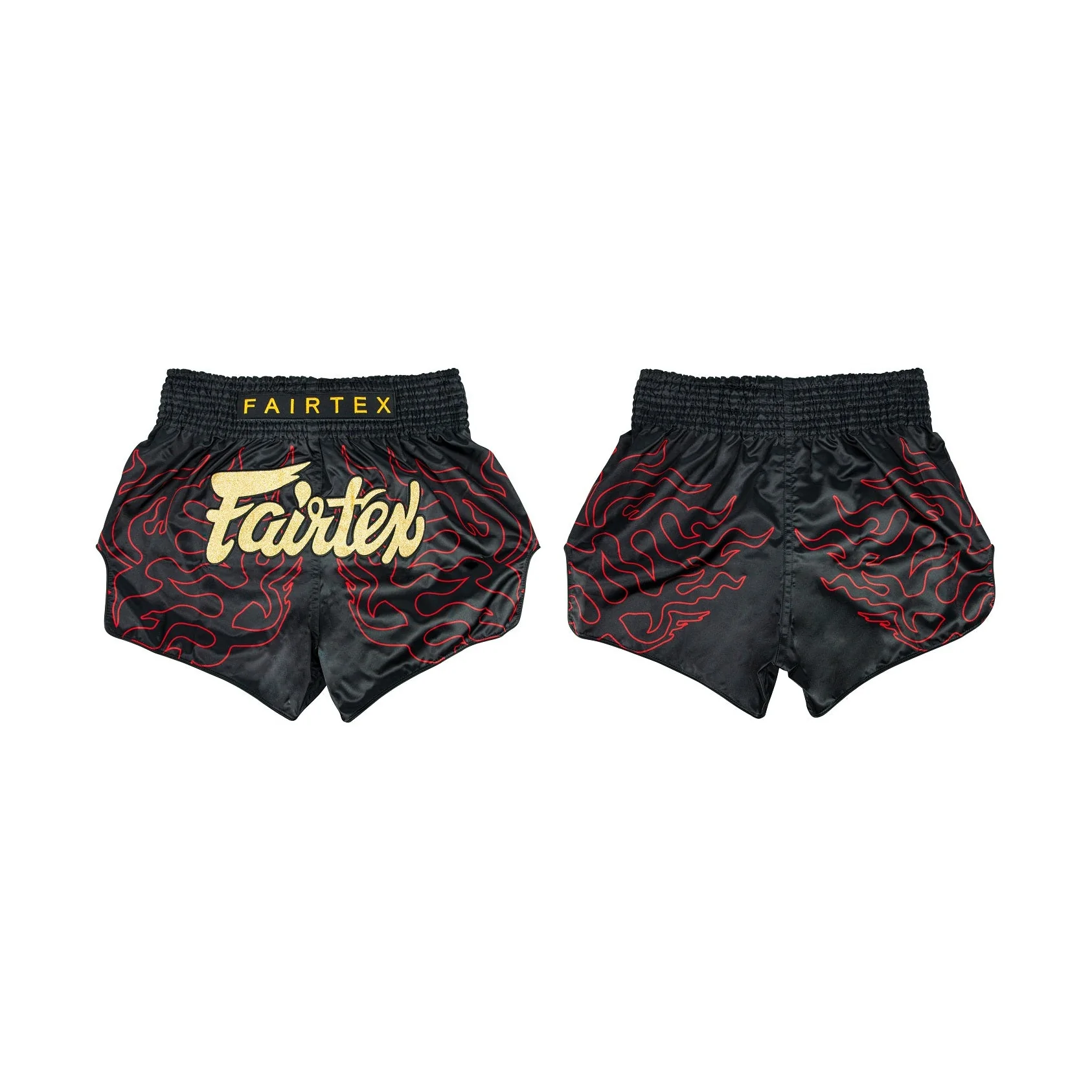 Fairtex BS1920 Black Lava Slim Cut Muay Thai Boxing Shorts - Image 6