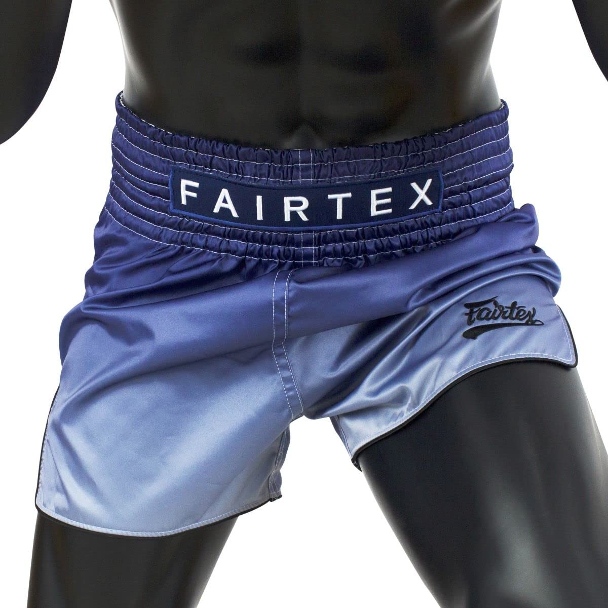 Fairtex BS1905 Blue Fade Slim Cut Muay Thai Boxing Short - Image 4