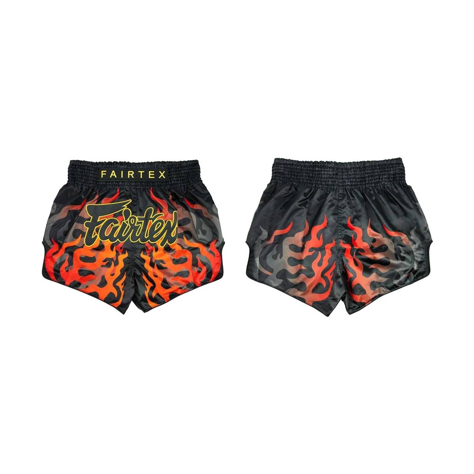Fairtex BS1921 Black Volcano Slim Cut Muay Thai Boxing Short - Image 6