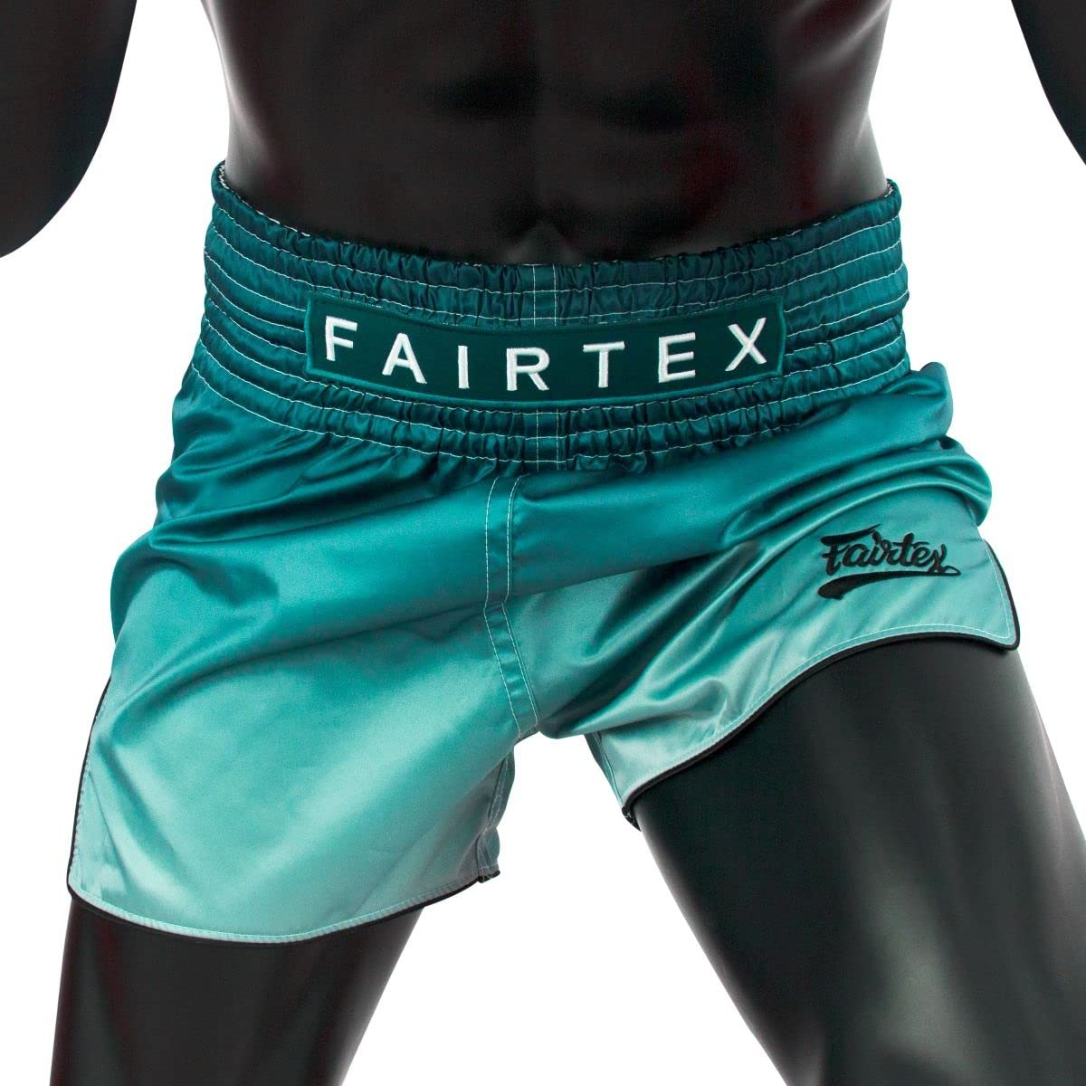 Fairtex BS1906 Green Fade Slim Cut Muay Thai Boxing Short - Image 4