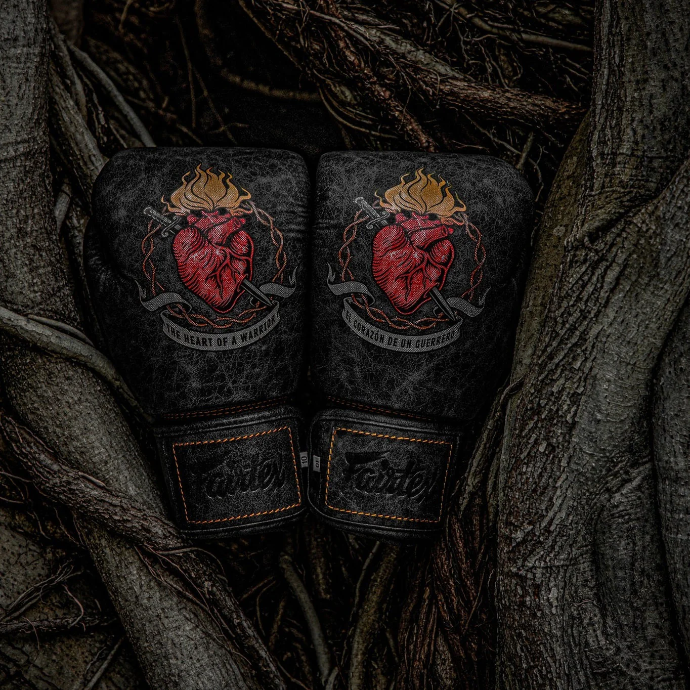 Fairtex Heart of a Warrior Premium Muay Thai Boxing Glove - Limited Edition- Sale - Image 10
