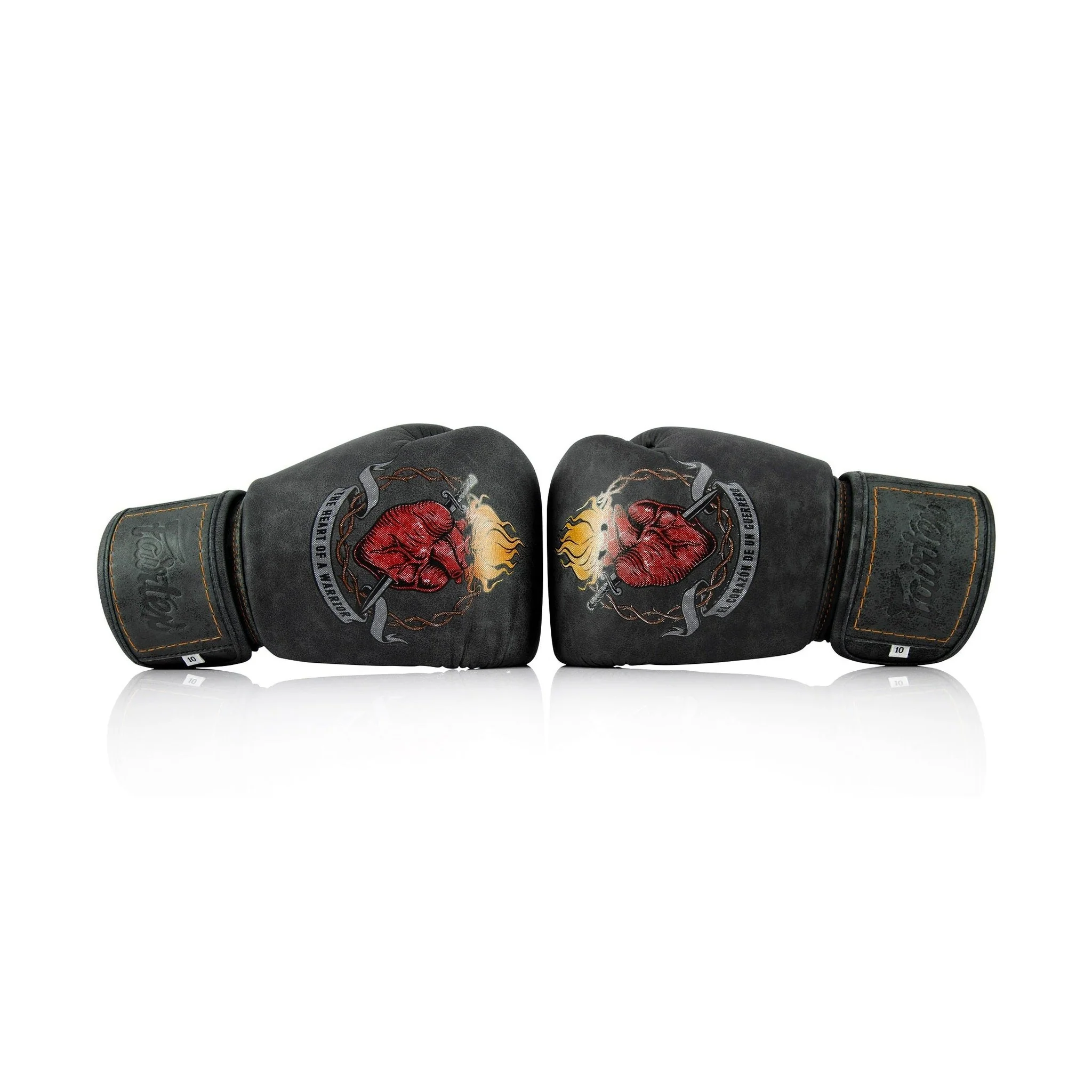 Fairtex Heart of a Warrior Premium Muay Thai Boxing Glove - Limited Edition- Sale - Image 11