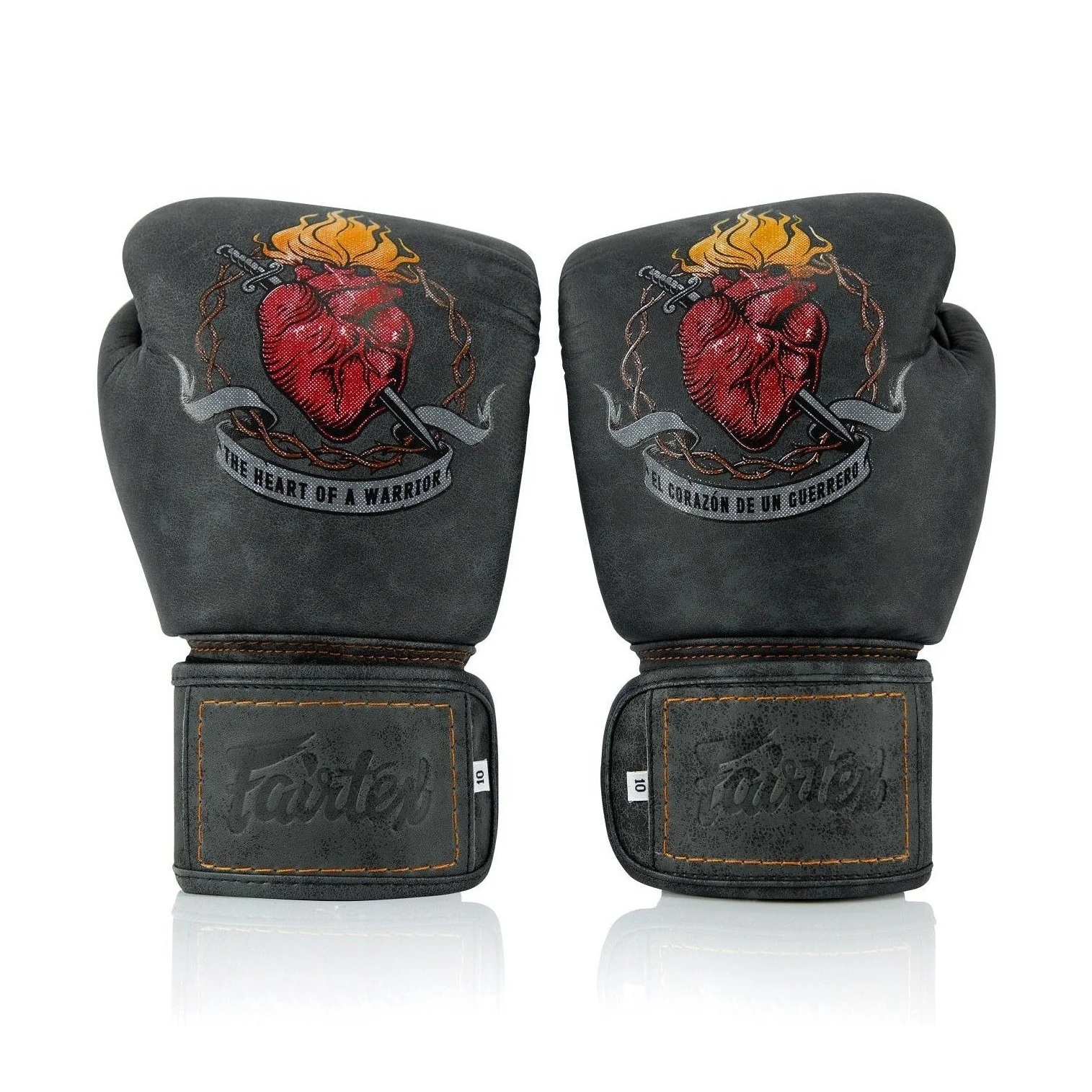 Fairtex Heart of a Warrior Premium Muay Thai Boxing Glove - Limited Edition- Sale - Image 4