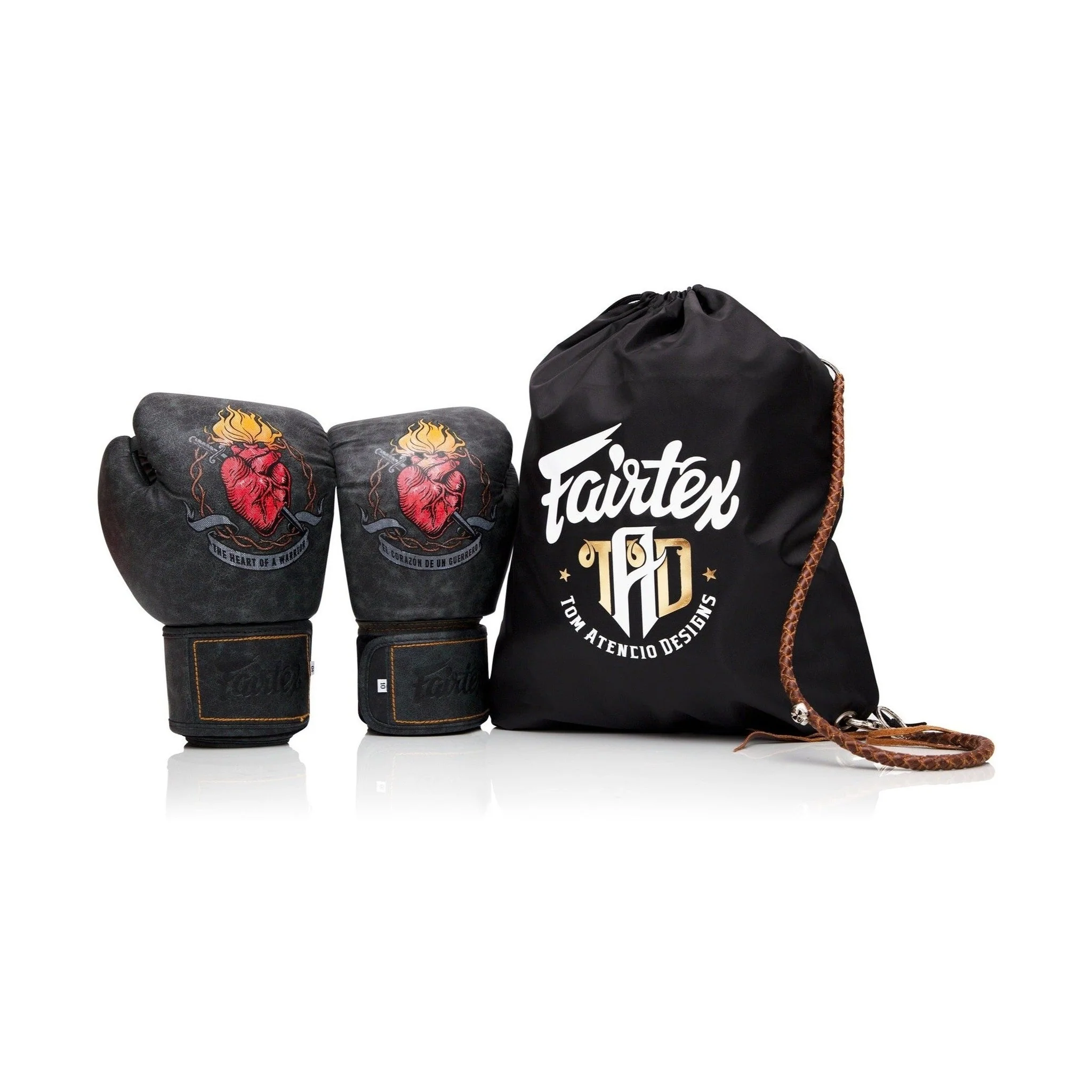 Fairtex Heart of a Warrior Premium Muay Thai Boxing Glove - Limited Edition- Sale - Image 6