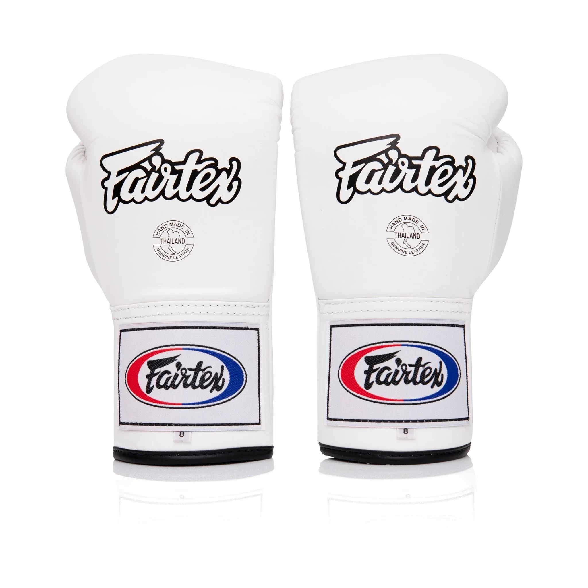 Fairtex BGL6 Pro Leather Laced Competition Gloves - Locked Thumb for Muay Thai and Boxing - Image 8
