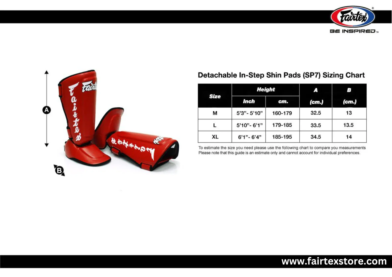 Fairtex SP7 Detachable Muay Thai Shin Guard - Image 3