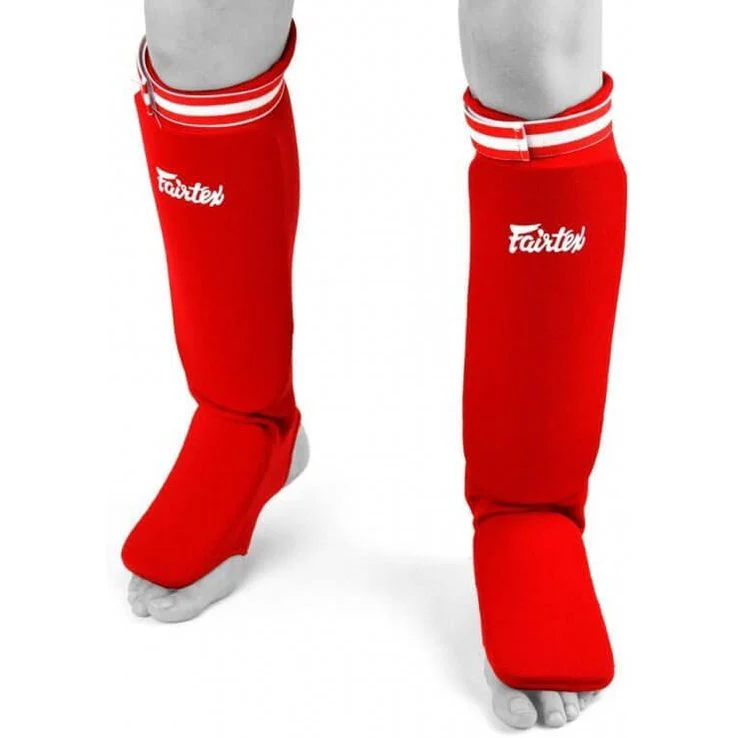 Fairtex SPE1 Fabric Kickboxing MMA Muay Thai Padded Shinguards - Image 4