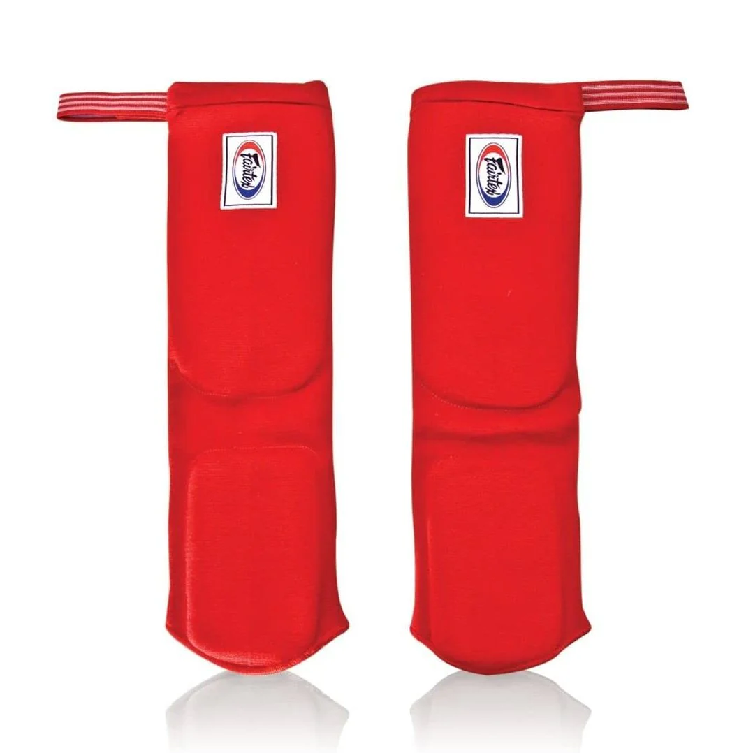 Fairtex SPE1 Fabric Kickboxing MMA Muay Thai Padded Shinguards - Image 5