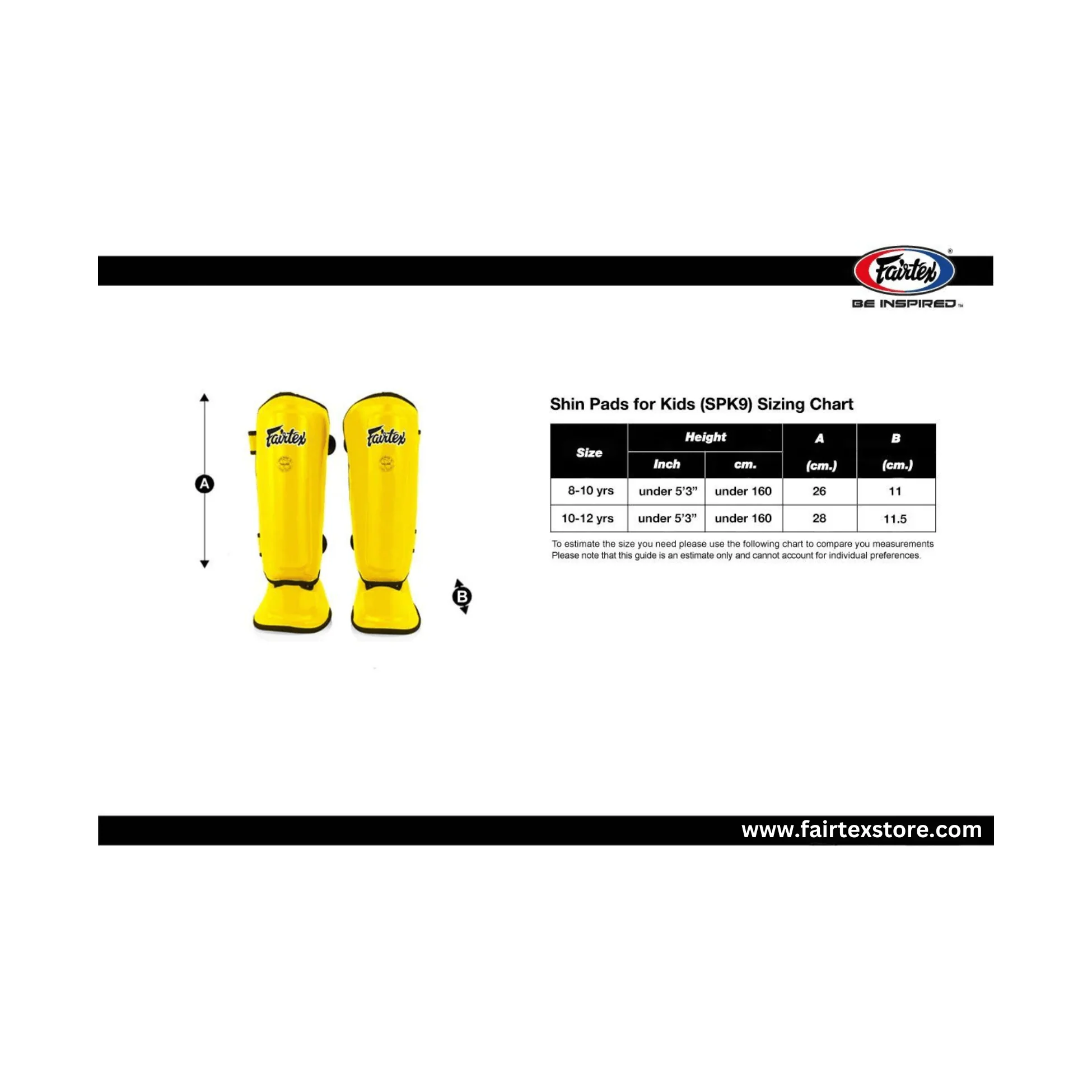 Fairtex SPK9 Youth Muay Thai Kickboxing Shin Guards for Kids - Image 3