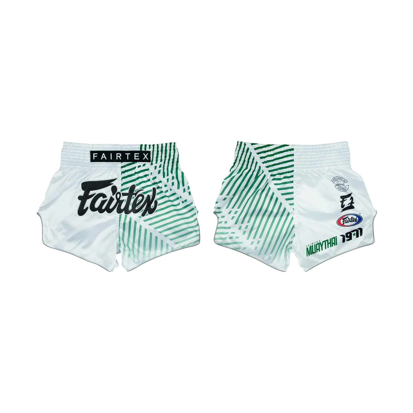 Fairtex BS1923 Racer White Slim Cut Muay Thai Boxing Shorts - Image 6